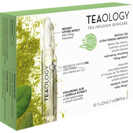 Teaology Matcha Tee Ultra Straffende Ampullen 7ml - Packung mit 2