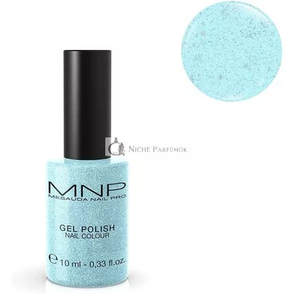 Mesauda MNP Gél Lakk 51 Kék Csillám, 10 ml