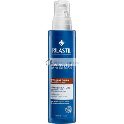 Rilastil Sun System Bräunungsintensivierer und -verlängerer Gesichts- und Körperfluid mit leichter Textur für alle Hauttypen 200ml