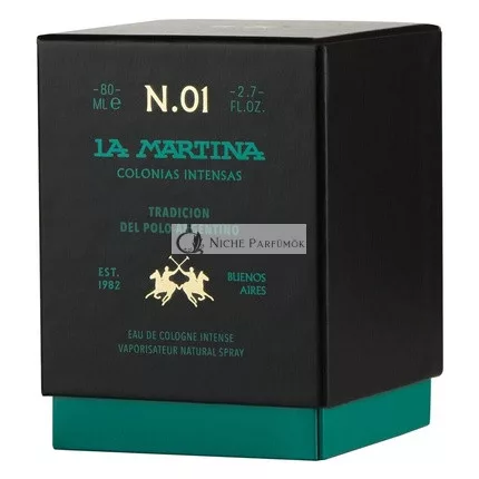 La Martina Blue Gardenia Intense Eau de Cologne, 80ml für Männer und Frauen