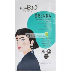   PuroBio Brenda Creme Gesichtsmaske für Trockene Haut Nr. 03 Grüne Traube