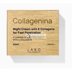  Collagenina Nachtcreme Grad 1 mit 6 Kollagenen für schnelle Absorption, 50ml