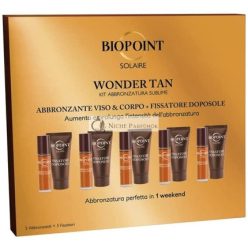   Biopoint Solaire Wonder Tan Arc- és Testbarnító Készlet Aftersun-nal