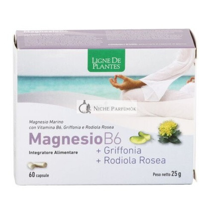 Magnesium B6 Griffonia Rhodiola Nahrungsergänzungsmittel 60 Kapseln