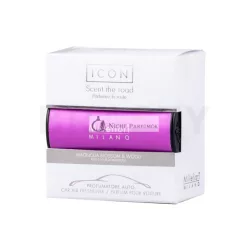   Millefiori Milano Icon Car Air Freshener Magnolia Blossom & Wood Classic Purple