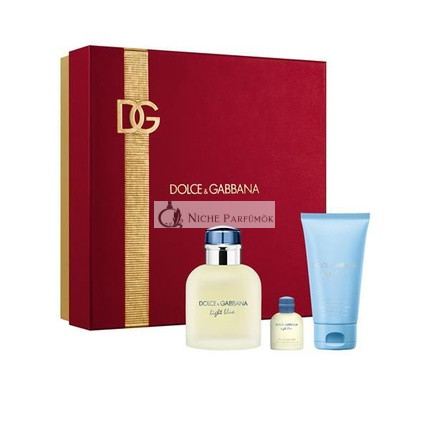 Dolce & Gabbana Light Blue Pour Homme - Eau De Toilette 75ml + Duschgel 50ml + Eau De Toilette 4.5ml