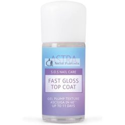 Astra Fast Gloss Gel Plump Texture Top Coat, 12ml
