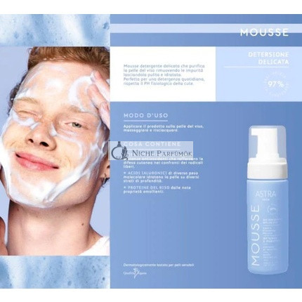 Astra Skin Mousse Kímélő Tisztító Hab