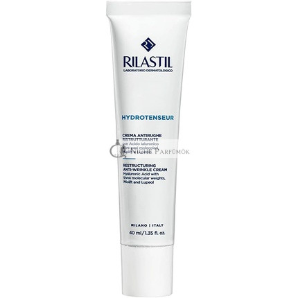 Rilastil Hydrotenseur Anti-Falten-Gesichtscreme mit Hyaluronsäure, 40 ml