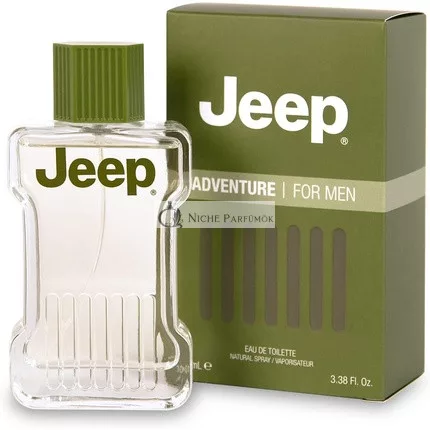 Jeep Adventure Eau de Toilette Aromatische Holzig Duft mit Blumigen Untertönen, 100ml