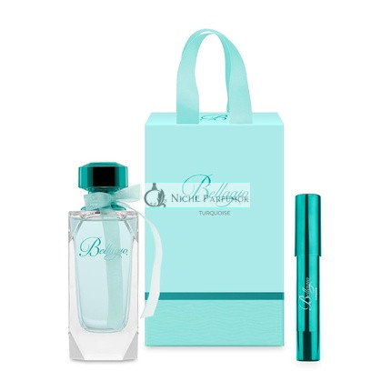 BELLAGIO TURQUOISE Damen Duft Geschenkset 100ml + Stift 3.2ml mit Fruchtduft