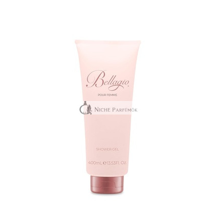 BELLAGIO Duschgel für Frauen mit fruchtigem und moschusartigem Duft, hergestellt in Italien, 400ml