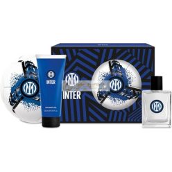   Inter Geschenkset - Enthält 100 Ml Eau De Toilette und 200 Ml Duschgel mit Offizieller Inter Ball