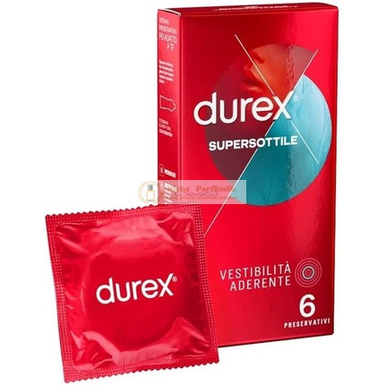 Durex Supersottile Illeszkedő Óvszer - 6 db
