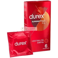 Durex Supersottile XL Széles Fit Óvszer - 6 db