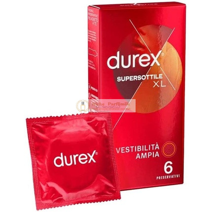 Durex Supersottile XL Széles Fit Óvszer - 6 db