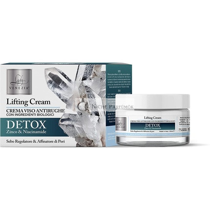 LADY VENEZIA Detox Anti-Ránc Arckrém Organikus Összetevőkkel, 50ml