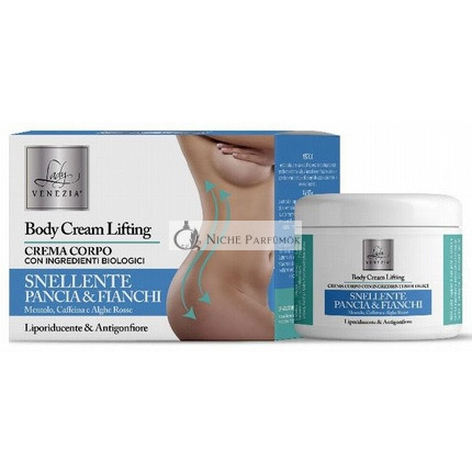 LADY VENEZIA Karcsúsító Krém Hasra és Csípőre - Liporiducente Antigonfiore - 250ml