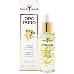   Gioiello Liquido Elixier mit 24 Karat Goldölen, gegen dunkle Flecken im Gesicht und am Körper, 30 ml