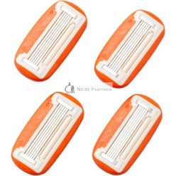   Fler Női Borotvapengék Utántöltő Készlet Aloe Verával, E-vitaminnal és Jojoba Olajjal 4db