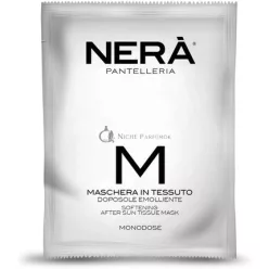   NERA' PANTELLERIA Weichmachende After-Sun Tuchmaske, Beruhigende Gesichtsbehandlung