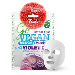   Vegan Gesichtsmaske Schönheit Heidelbeere Pflaume Feigenextrakt Hyaluronsäure