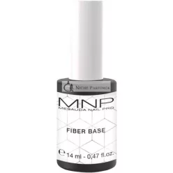   Mesauda MNP Szálas Alap 105 Fehér Jáspis, 14ml - Alap a Fél-Állandó Körömlakkhoz és Gélhez