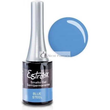 ESTROSA Fél-Állandó Acélkék Körömlakk, 14ml