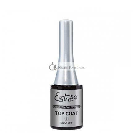 Top Coat Soak Off 3 Anti-Yellow Sealant Top Coat 8522 ESTROSA