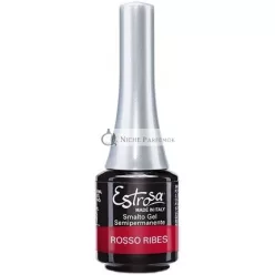 Estrosa Félig Tartós Gél Körömlakk Vörös Ribes, 7ml