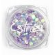 Estrosa Glow Paillettes Lila - 1g Köröm Művészet