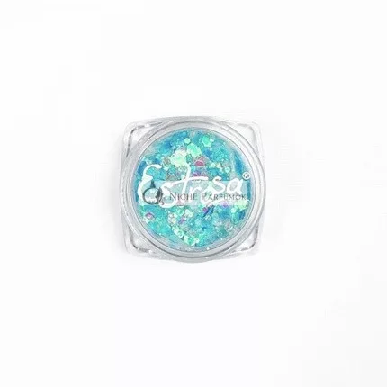 ESTROSA PAILETTE GLOW FLUORESCENTI 7794 Világoskék Körömlakk, 10 ml