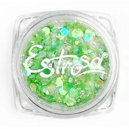 ESTROSA PAILETTE GLOW FLUORESCENTI 7795 Körömlakk - Zöld