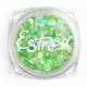 ESTROSA PAILETTE GLOW FLUORESCENTI 7795 Körömlakk - Zöld
