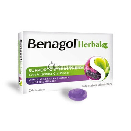Kräuterbeeren Benagol 24 Tabletten