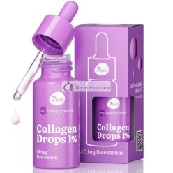   7Days Kollagén Szérum Az Arcra, Anti-Aging Koreai Bőrápolás Jojoba és Mandula Olajjal, Lifting Hatású Hidratáló Minden Bőrtípusra