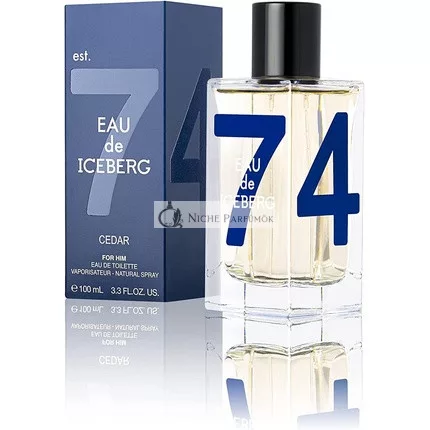 Iceberg Eau de Iceberg Cedar EDT Spray, 100ml