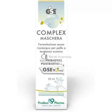 Prodeco Pharma GSE Hautkomplexmaske 50ml - Formel ohne Ausspülen für zu Akne neigende Haut