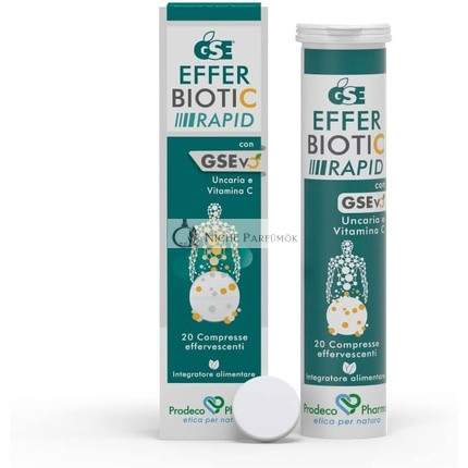 GSE Efferbiotic Rapid 20 Tabletten Nahrungsergänzungsmittel mit GSEvo Uncaria und Vitamin C