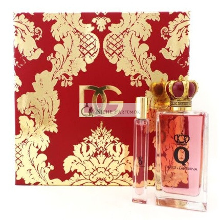 Dolce & Gabbana Q for Women Set, 3.3 oz EDP Spray, 0.33 oz EDP Travel Spray