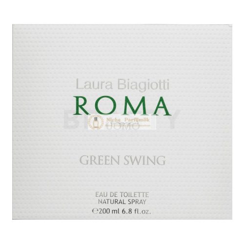 Laura Biagiotti Roma Uomo Green Swing Eau de Toilette für Herren 200 ml