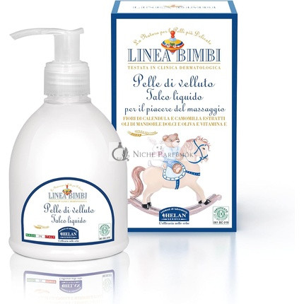 Helan Baby-Linie Samtige Haut Flüssigtalkum mit Ringelblume und Vitamin E 240ml