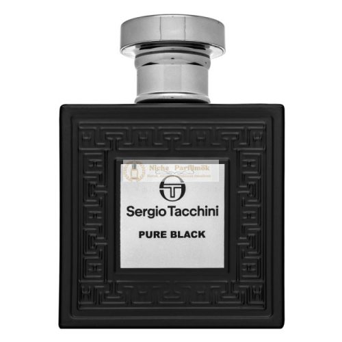Sergio Tacchini Pure Black Eau de Toilette férfiaknak 100 ml