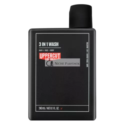 Uppercut Deluxe 3in1 Wash Shampoo für Haare und Körper 240 ml