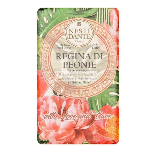 Nesti Dante With Love & Care szappan Vegetal Soap Regina Di Peonie 250 g