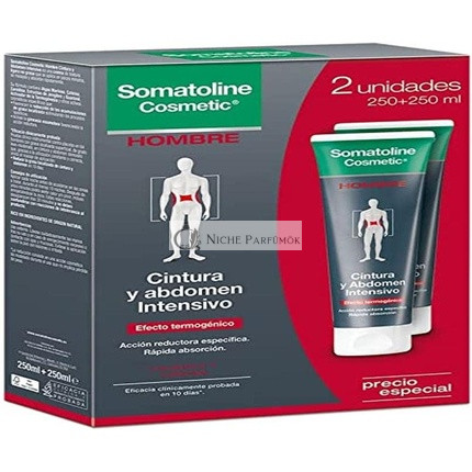 Somatoline Cosmetic Férfi Derék és Has Intenzív Csökkentő, 2 x 250ml