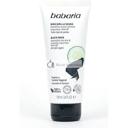 Schwarze Gesichtsmaske 100ml