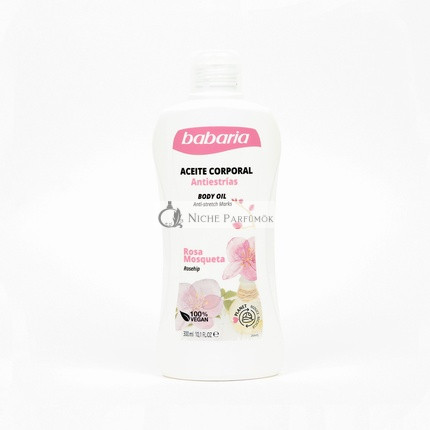Babaria Rózsaolaj Anti-stretch Marks Testápoló Olaj 300ml