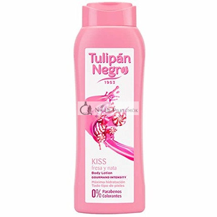 Tulipan Negro Testápoló Eper és Tejszínhab Csókkal, 400ml