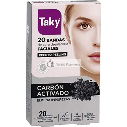 Taky Aktivkohle Gesichts-Wachsstrips